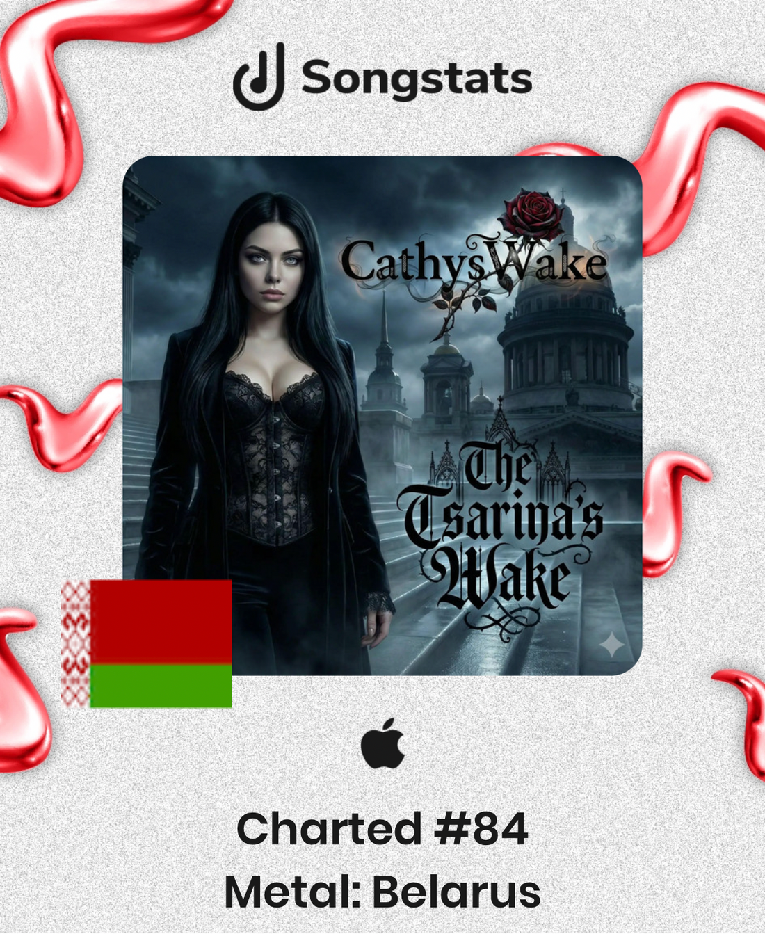 Chart Entry: "Neva's Cold Embrace" Hits the Charts in Belarus!