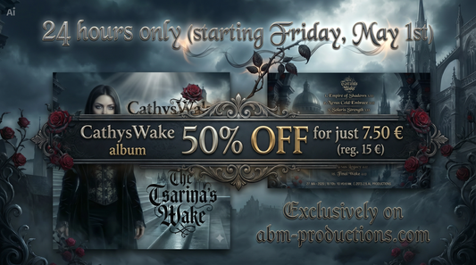 CathysWake Album Sale on May 1st