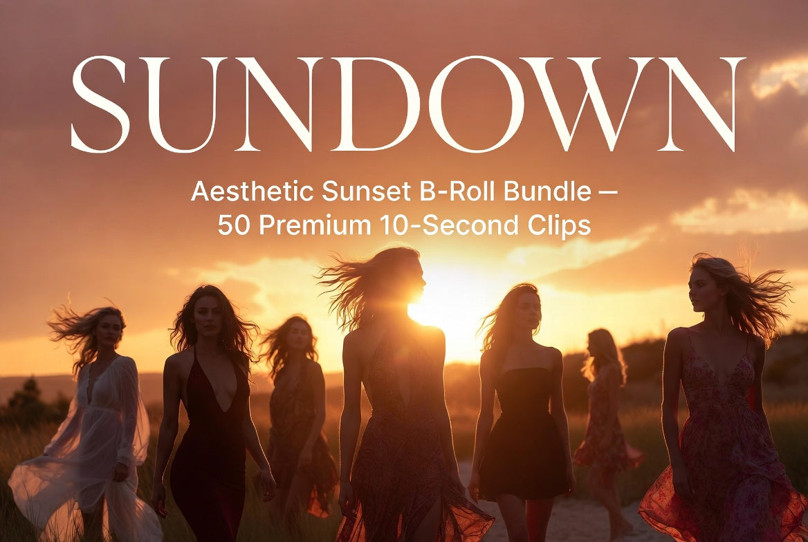 Aesthetic Sundown B-Roll Bundle – 50 Premium 10-Second Clips