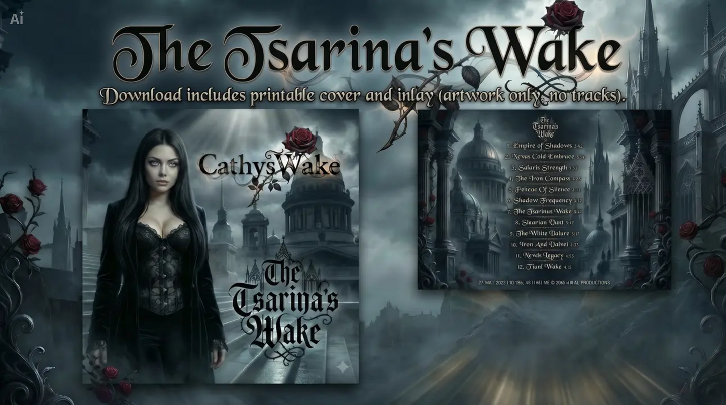 CathysWake | Printable Album Cover & Inlay